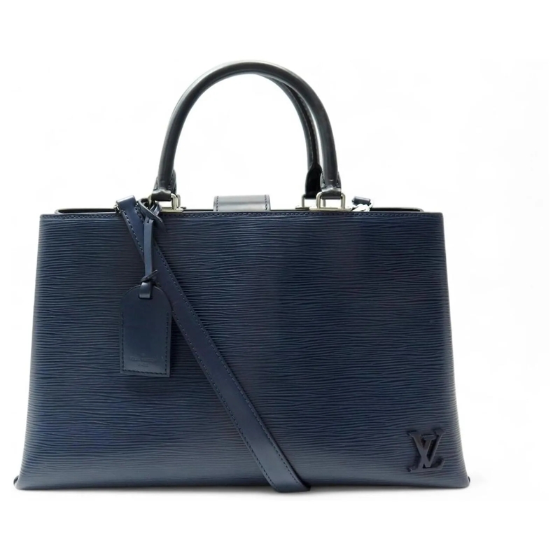 Louis Vuitton Crossbody Bag LOUIS VUITTON KLEBER MM IN INDIGO BLAU EPI-LEDER S hellblau