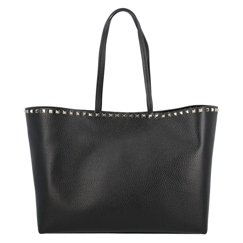 Valentino Garavani Tote Rockstud Tote Bag Black