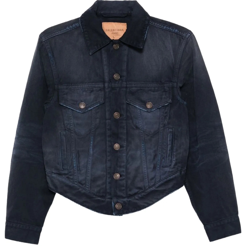 Balenciaga Übergangsjacke Coats Blue blau