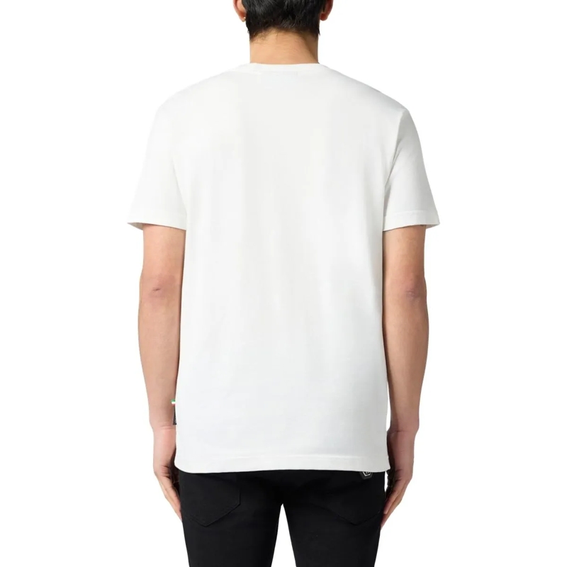 Philipp Plein T-Shirt Round Neck T-Shirt Gelato Monsters weiss(Image 4)