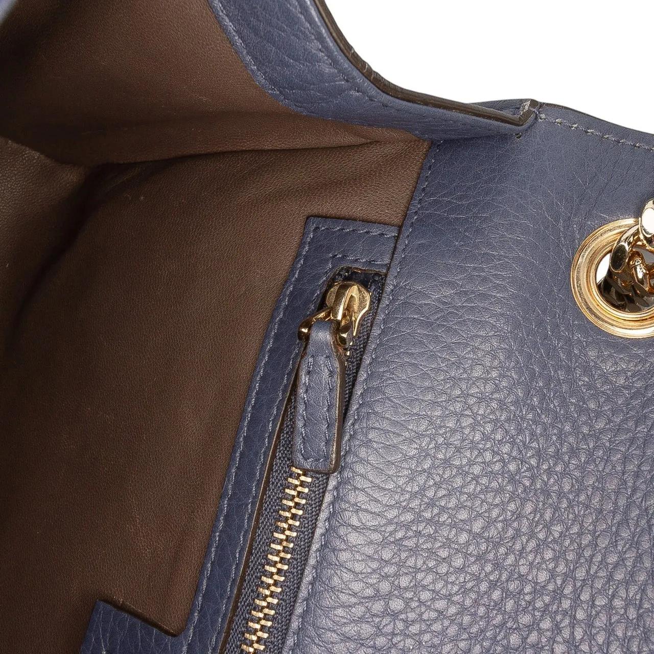 Thumbnail - Gucci Hobo Bags - Medium Leather Miss Bamboo Crossbody - Gr. unisize - in Blau - für Damen