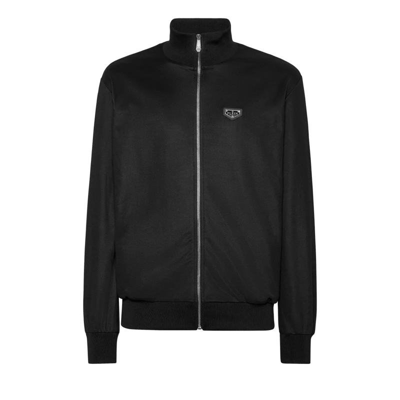 Philipp Plein Daunenjacke Jogging-Jacke Iconic Plein schwarz