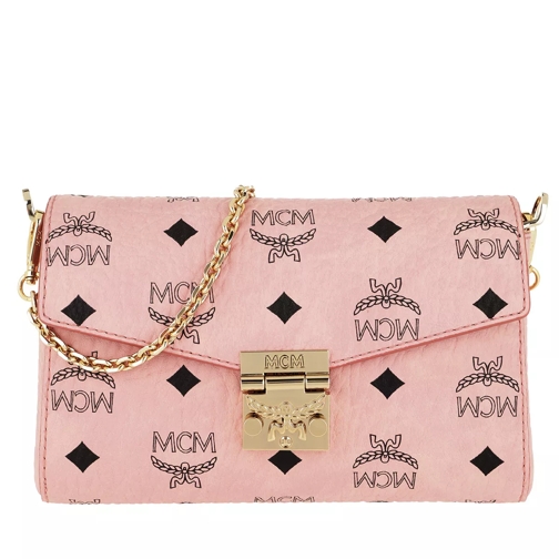 MCM Patricia Visetos Belt Bag Small Soft Pink Crossbody Bag