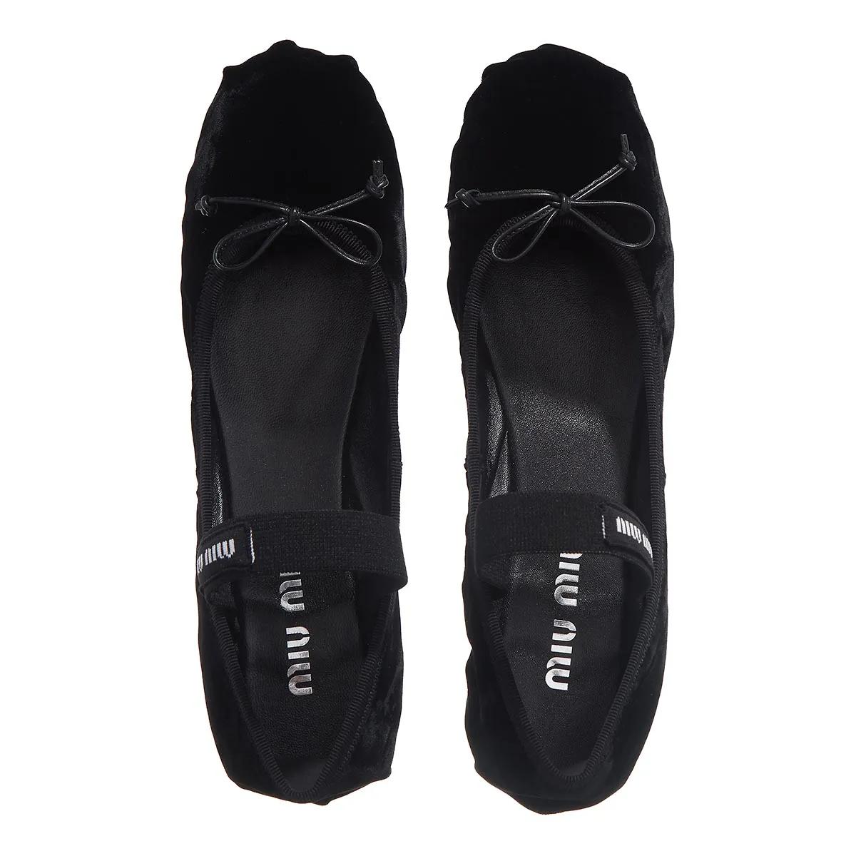 Thumbnail - Miu Miu Ballerinas - Bow Ballet Flats - Gr. 37 (EU) - in Schwarz - für Damen