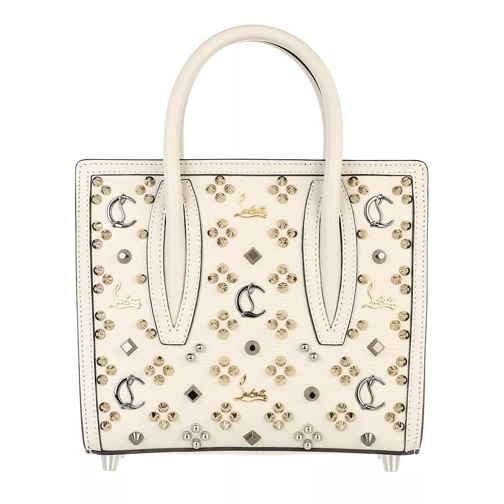 Christian Louboutin Paloma S Mini Bag Leather Craie/Multi Rymlig shoppingväska