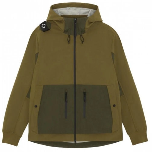 MA. STRUM Daunenjacken Mastrum Softshell Jackets Khaki Softshell Hooded J grün