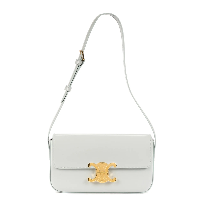 Celine Crossbody Bag Teen Triomphe Azul grau