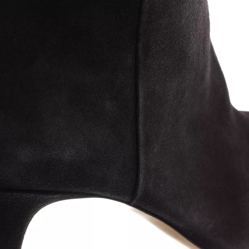 Isabel Marant Stiefel Lispa Heeled Boots Suede Faded Black(Image 3)