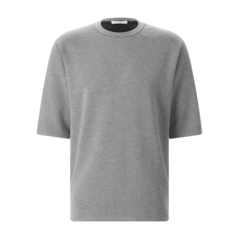 Kiefermann T-shirt T-Shirt mit Rundhalsausschnitt grau