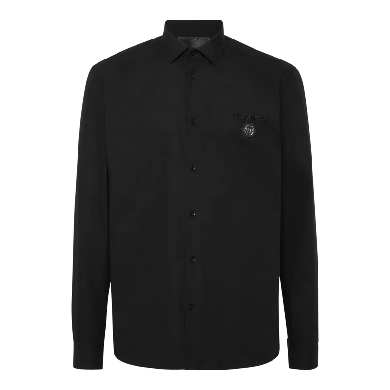 Philipp Plein Hemd Shirt Sugar Daddy Cut Ls Sugar Daddy schwarz