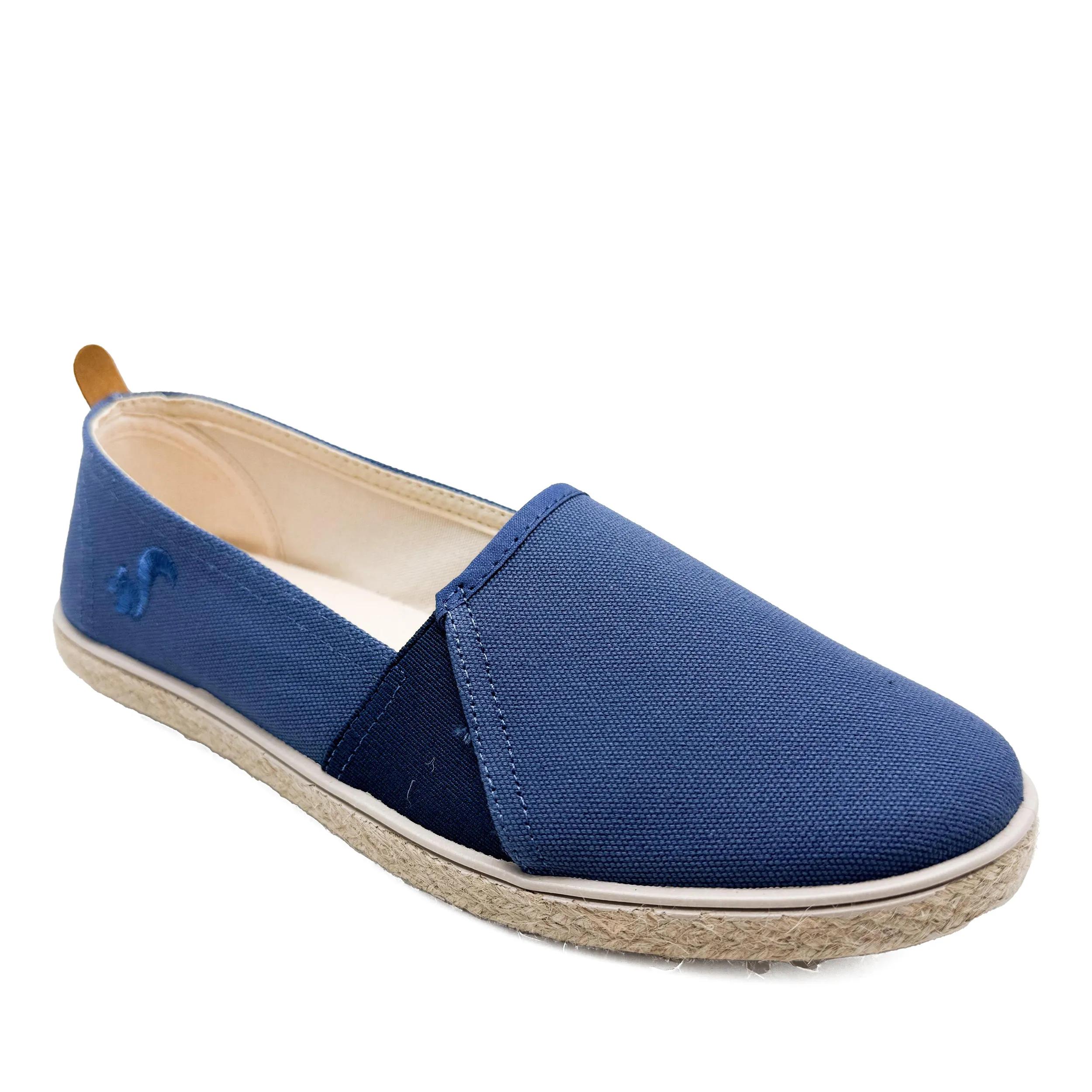 thies Sneakers - thies ® Organic Cotton Espadrille vegan indigo (W/ - Gr. 36 (EU) - in Blau - für Damen