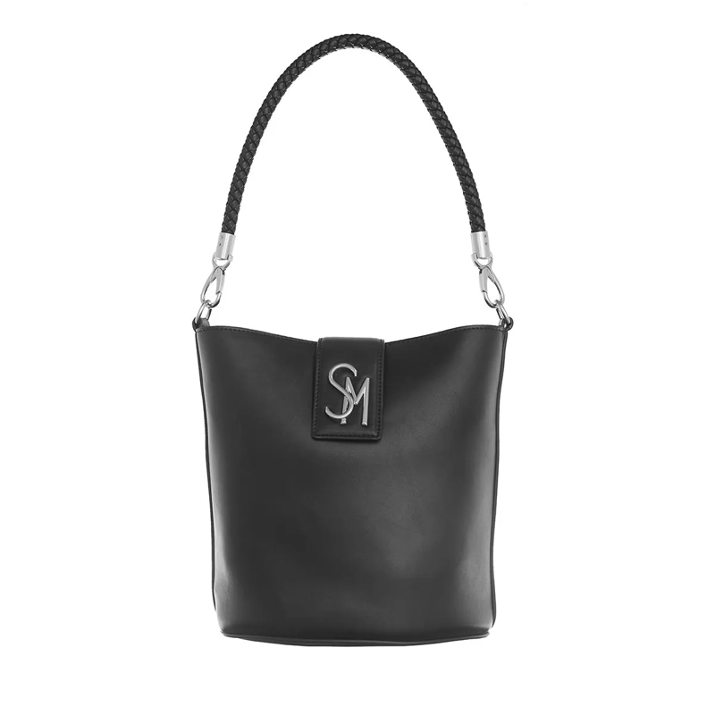 Steve Madden Bucket Bag Barrie Black Silver