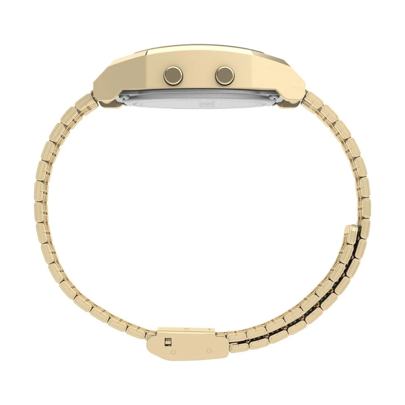 Timex Automatikuhr Digitaluhr Timex T80 Steel gold (Image 2)