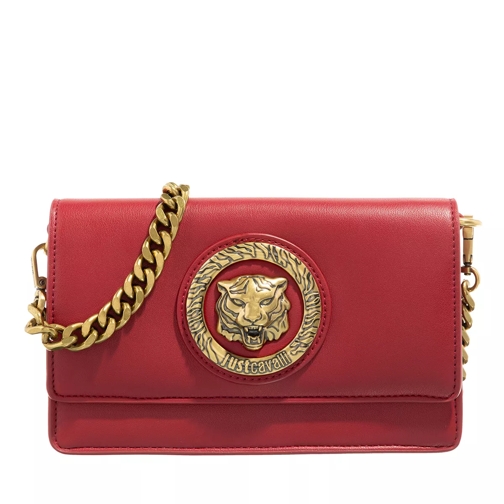 Just Cavalli Range A Icon Bag Sketch 13 Wallet Rio Red Wallet On A Chain