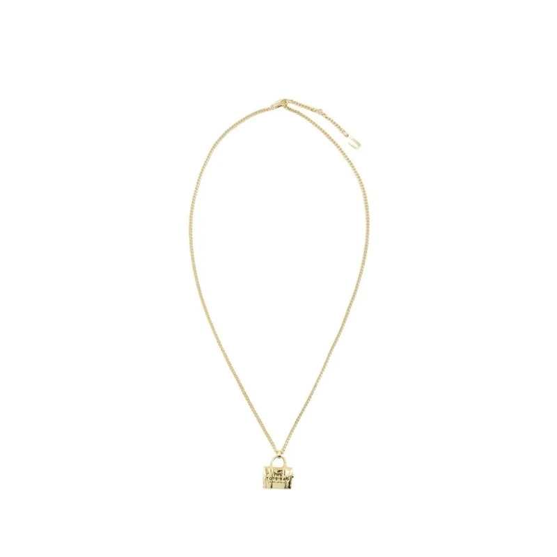 Marc Jacobs Medium Halsketting The Tote Bag Necklace - Metal - Gold Gold