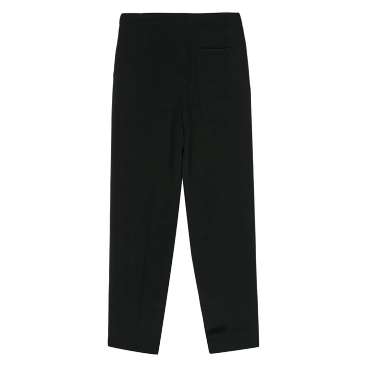パンツ Giorgio Armani Tailored Silk Pants With Pleated Front Giorgio Armani Silk Satin Pleated Straight-Leg Trousers