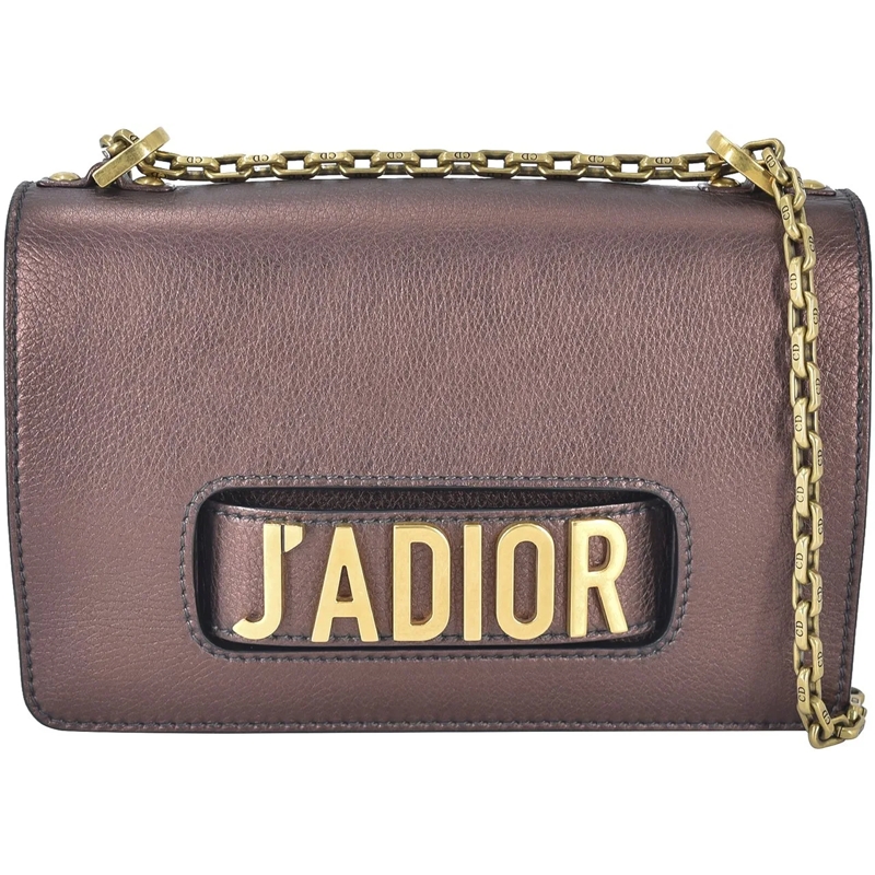 Christian Dior Schultertasche Medium J'Adior Chain Flap braun