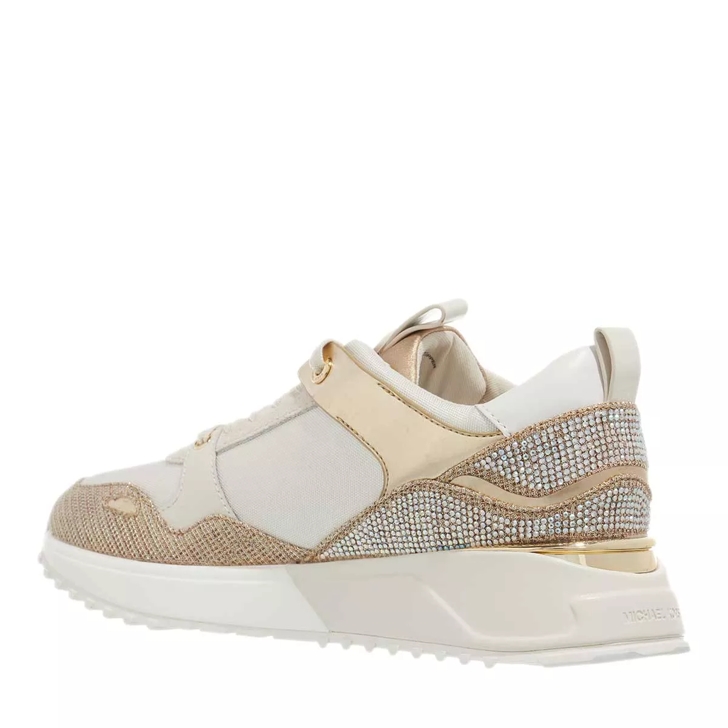 Michael Kors Theo Trainer Pale Gold Low Top Sneaker