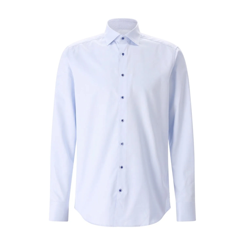 STENSTRÖMS Overhemd Slimline Hemd Hellblau