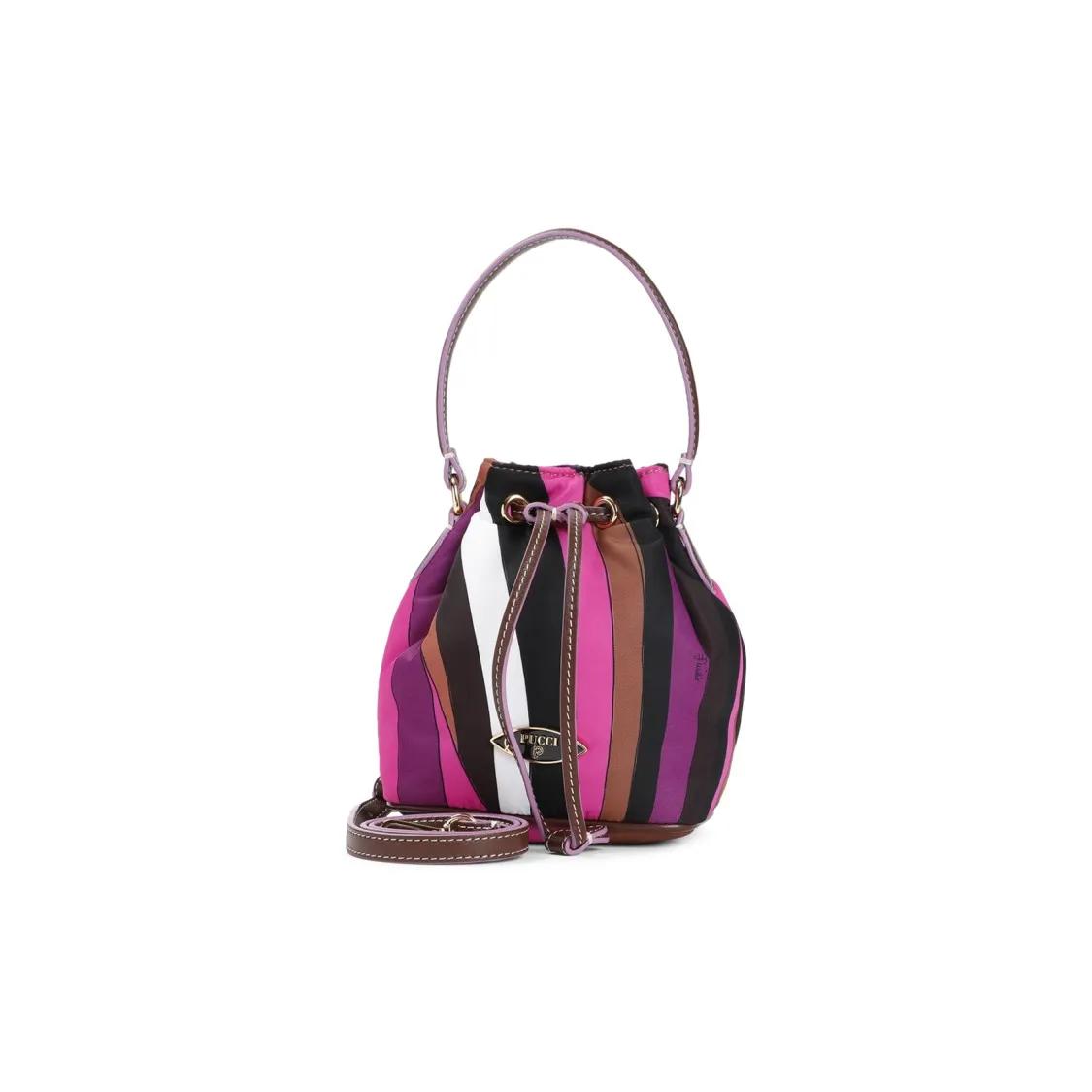 Pucci Beuteltasche - Fuchsia Drawstring Pouch Bag Small - Gr. unisize - in Bunt - für Damen