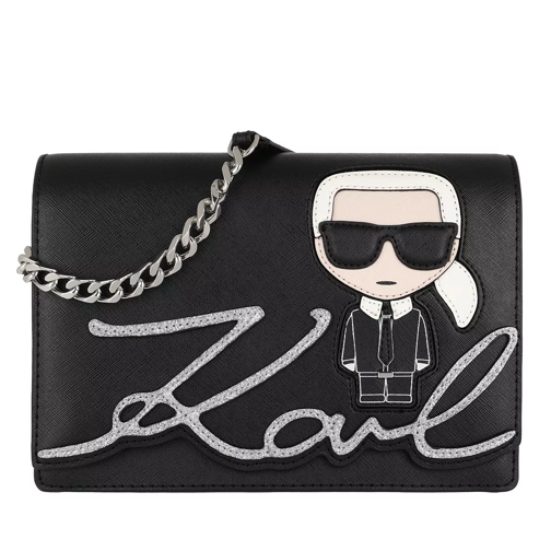 Karl Lagerfeld K/Ikonik Shoulderbag  Black Crossbody Bag