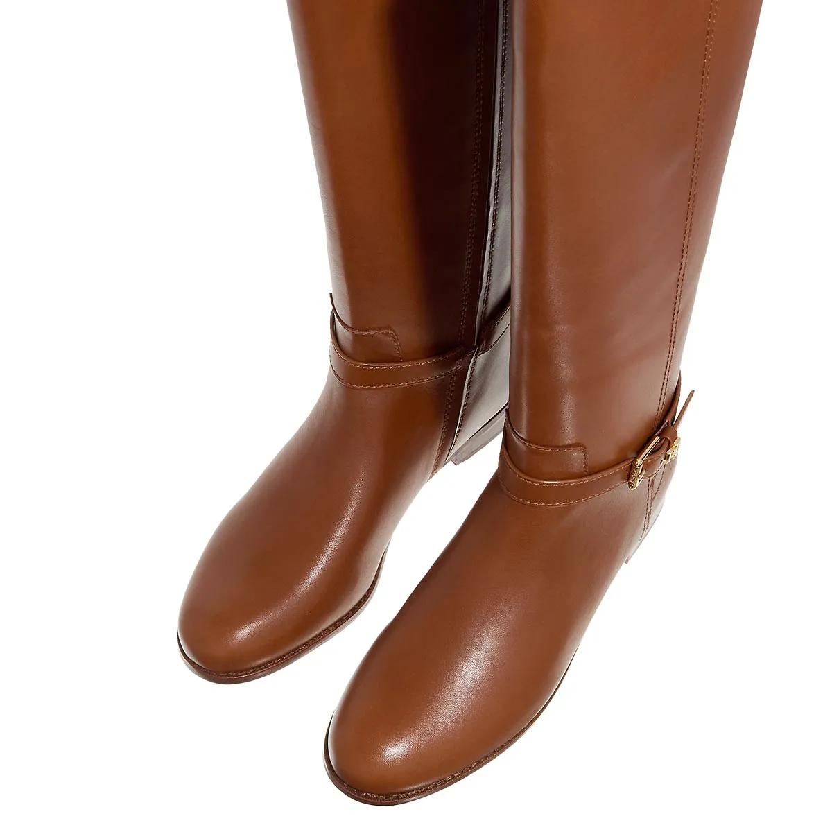 Thumbnail - Lauren Ralph Lauren Stiefel - Brooke Tll 2-Boots-Tall Boot - Gr. 38 (EU) - in Braun - für Damen