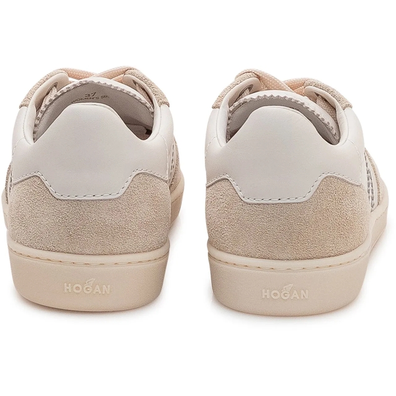 Hogan Low-Top-Sneaker Sneaker in Pelle e Suede con Logo Laterale weiß(Image 3)