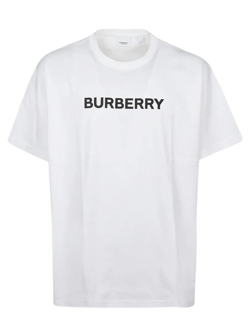 Thumbnail - Burberry - Logo T-Shirt - Größe L - weiß