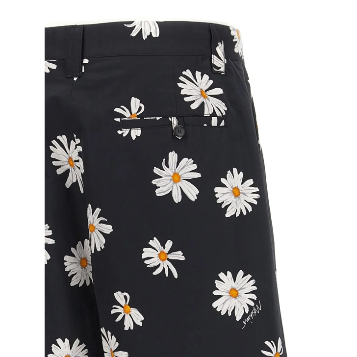 Moschino 'Margherite' Print Bermuda Shorts Black | Legere Shorts