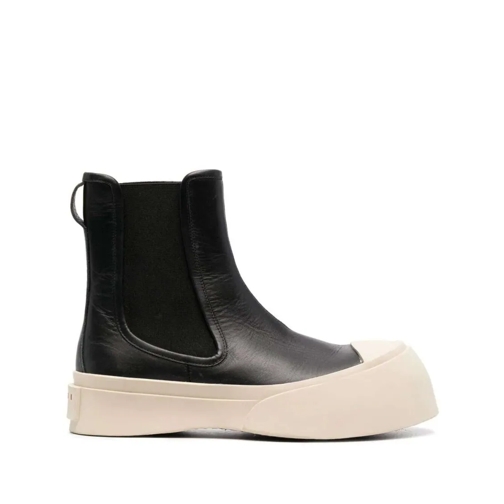 Marni Stiefel Slip-On Ankle Boots Black