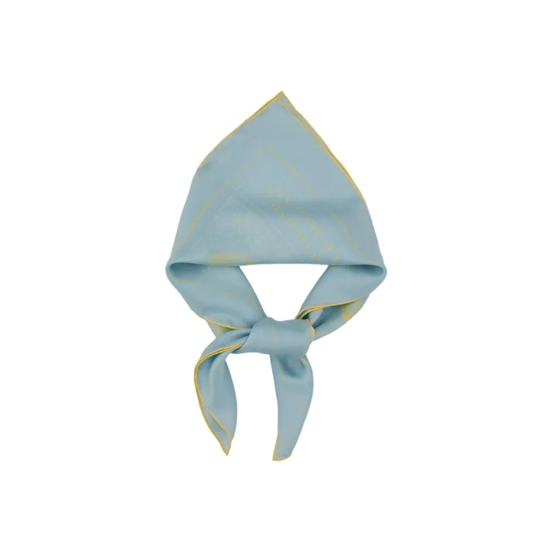 Jacquemus Écharpe légère Le Foulard Paysan Blue