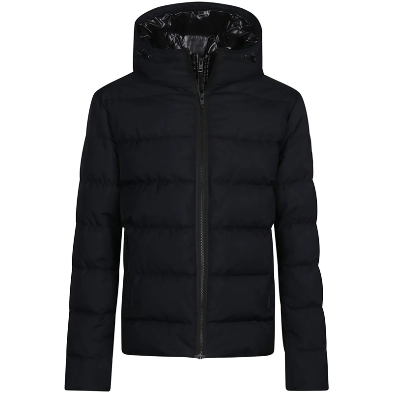Fay Doudoune Double Front Down Jacket Blue blau