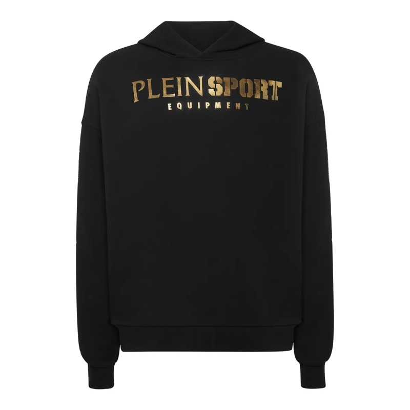 Plein Sport Top Hoodie schwarz