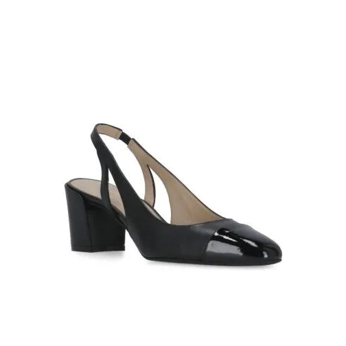 Stuart Weitzman Sleek 50 Sling Back Black Pump