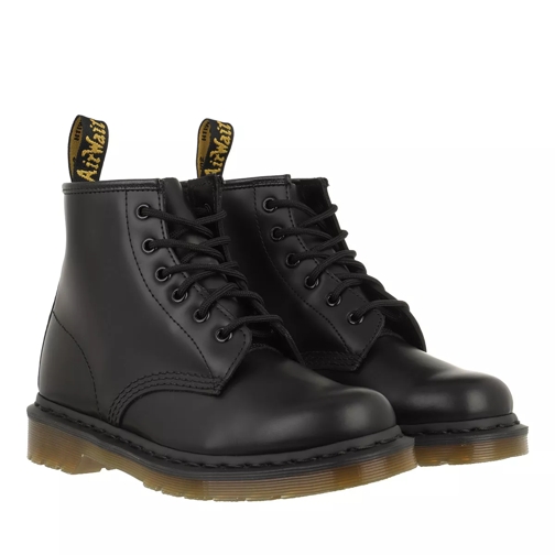 Dr. Martens 101 Black Smooth Black Lace up Boots