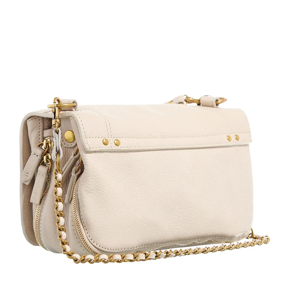 Jérôme Dreyfuss Bobi Geleerde Leren Tas Beige Dames