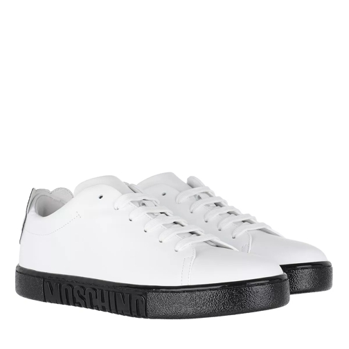 Moschino Sneakers White Black Low-Top Sneaker