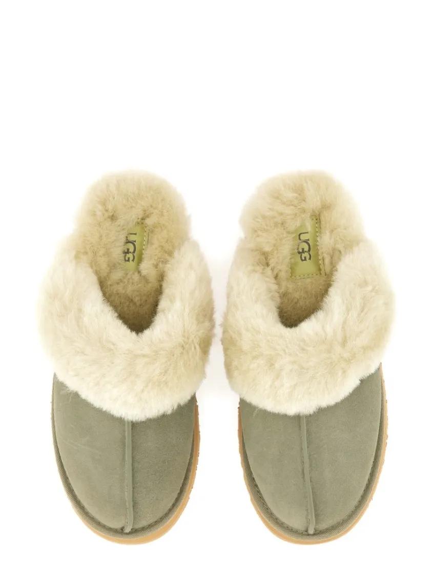 Thumbnail - UGG Sandalen - Disquette Slipper - Gr. 10 - in Grün - für Damen