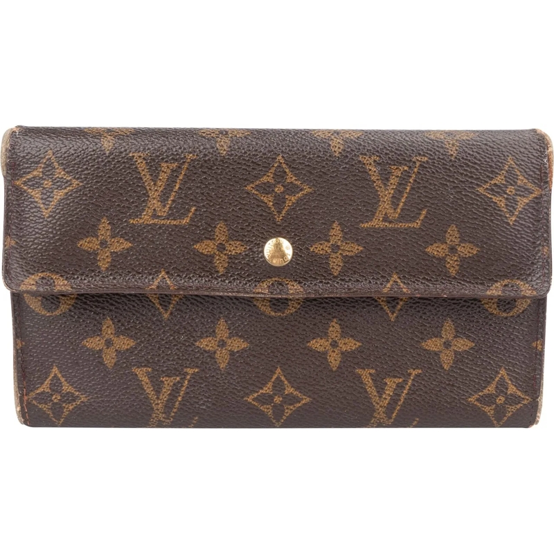 Louis Vuitton Geldbörse Louis Vuitton Canvas Monogram Sarah Wallet mehrfarbig
