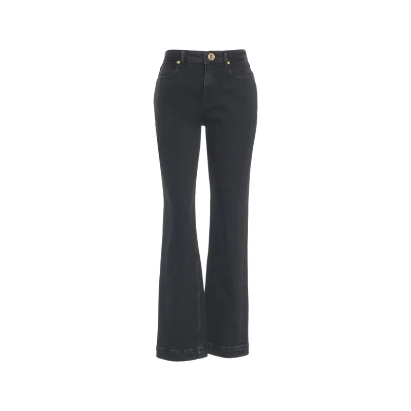 Marciano by Guess Jeans High-Waisted Flared Jeans With Classic Five-Pocket Black
