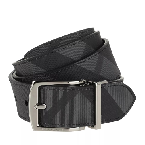 Burberry Clarke 35 Belt Charcoal Black Cintura in pelle