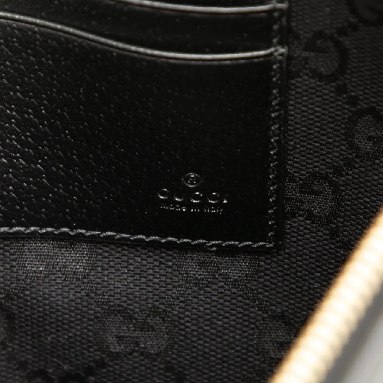 Thumbnail - Gucci Clutches - Leather Horsebit 1955 Zip Clutch - Gr. unisize - in Schwarz - für Damen