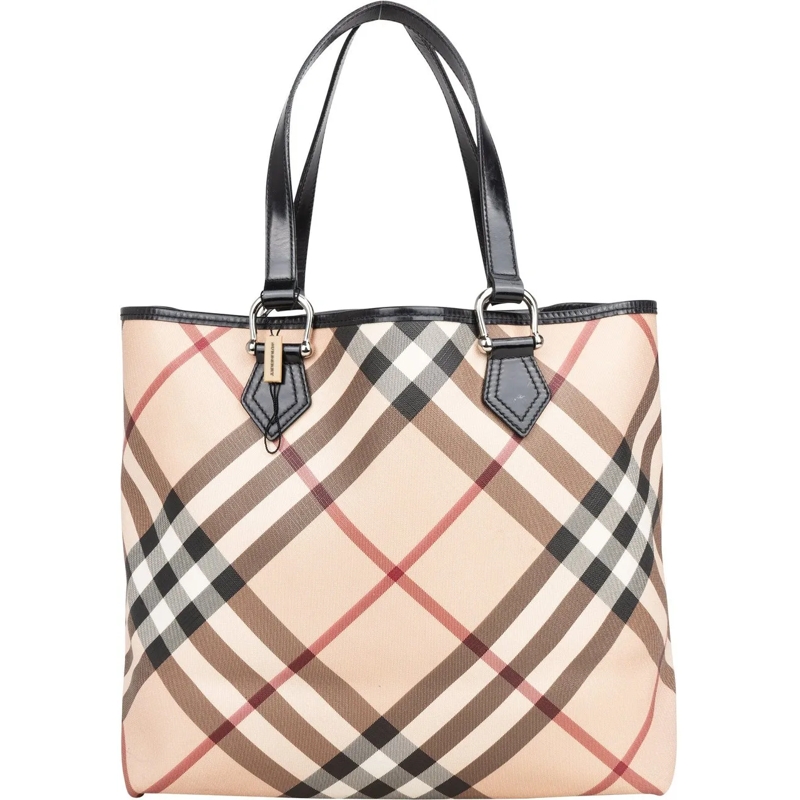 Burberry Tote Burberry Nova-Check Monogram Handbag beige