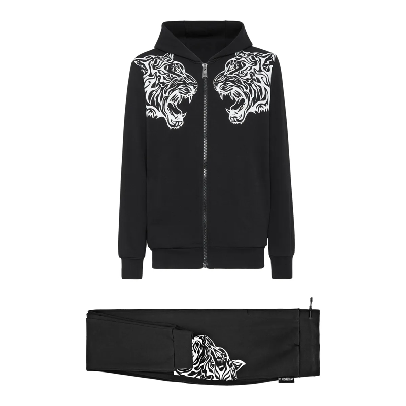 Plein Sport Jogginghose Jogginganzug Tiger schwarz