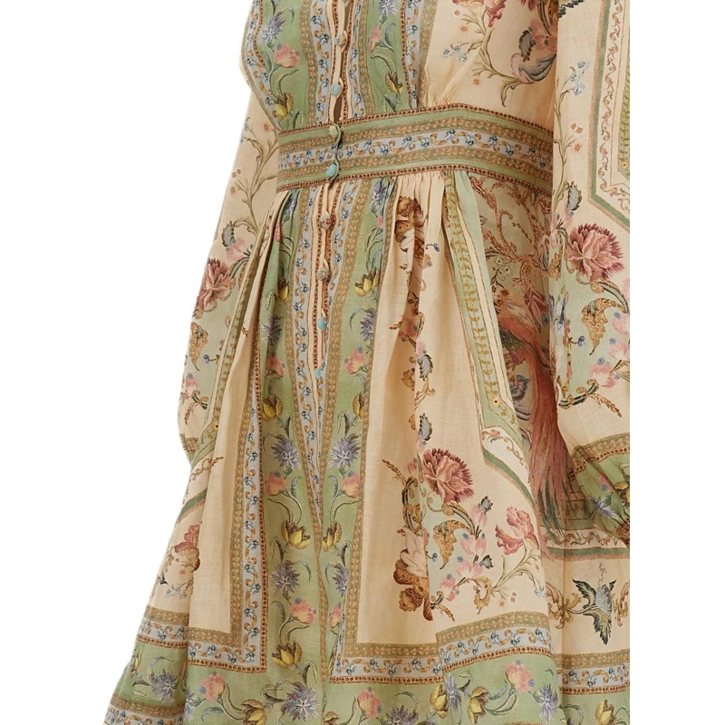 Zimmermann Minikleid Dresses Green mehrfarbig(Image 3)