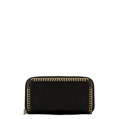 Stella McCartney Falabella Zipped Around Wallet Black Portafoglio con cerniera