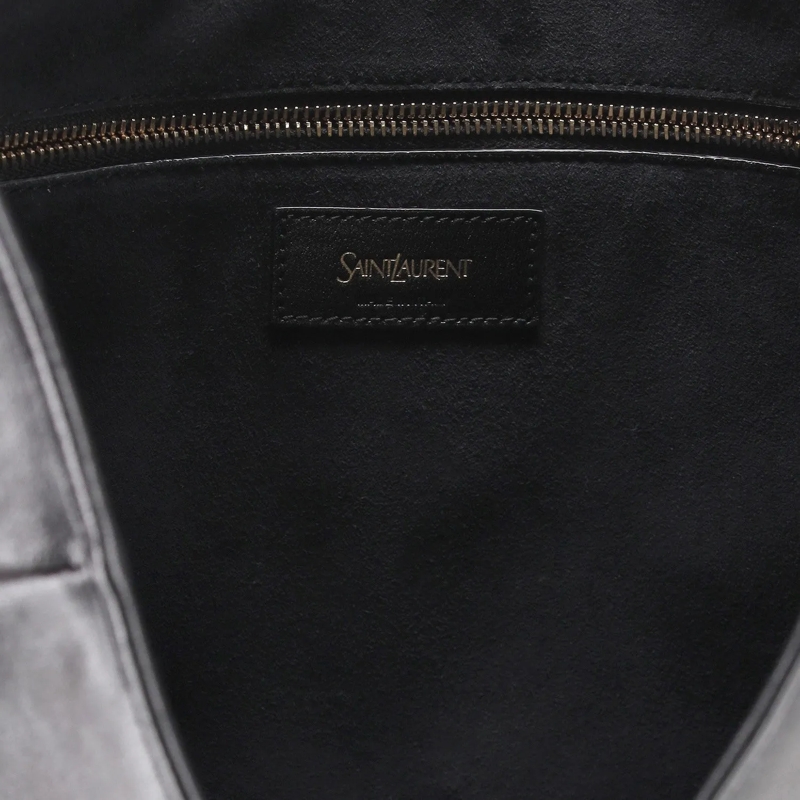 Saint Laurent Crossbody Bag Schultertasche aus Leder schwarz(Image 5)