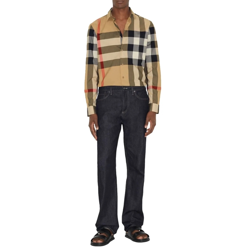 Burberry Haut décontracté Burberry Multicolor cotton shirt mehrfarbig(Image 3)
