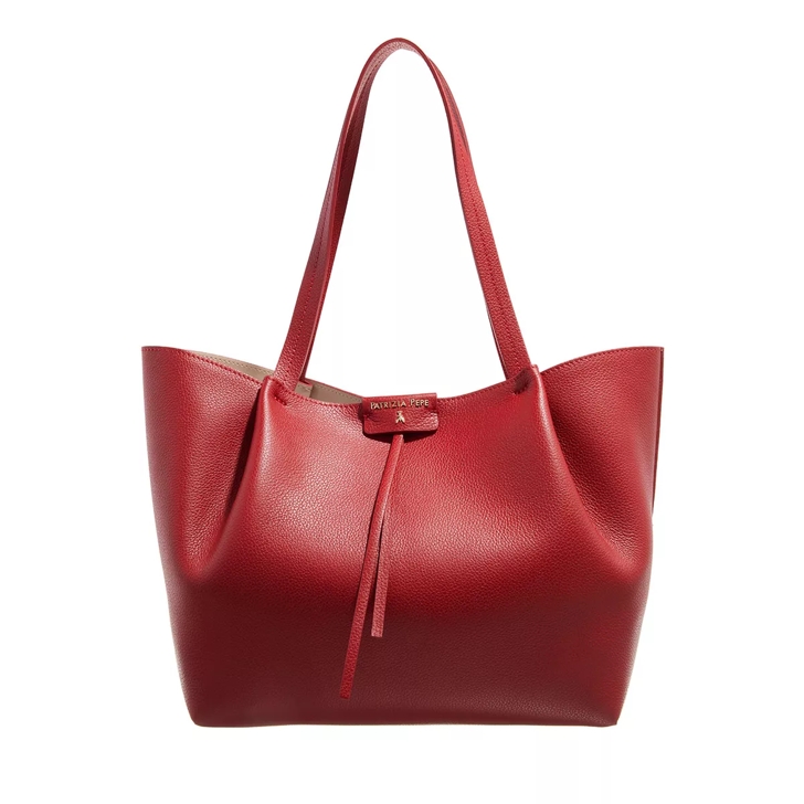 Patrizia Pepe Shopping Martian Red Shopper