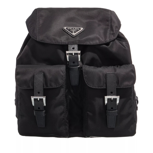 Prada Nylon Backpack Black Rugzak